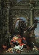 Erasmus Quellinus Still Life in an Architectural Setting USA oil painting reproduction